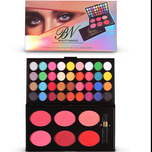 BN Beauty Nakeed 36 Eyeshades 6 Blush On Palette