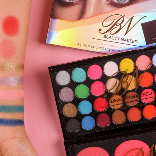 Beauty Naked 36 Color Blush+Eyeshadow Palette