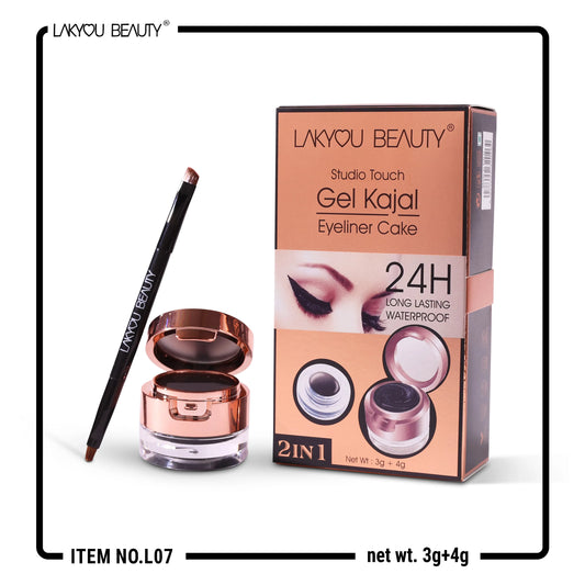 Lakyou Beauty 24H Studio Touch Gel Kajal & Eyeliner Cake